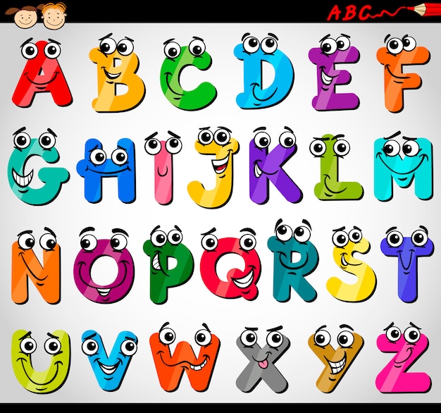 alphabet lettres majuscules
