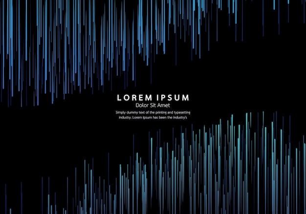 Lignes composées de fonds lumineux Vecteur Premium