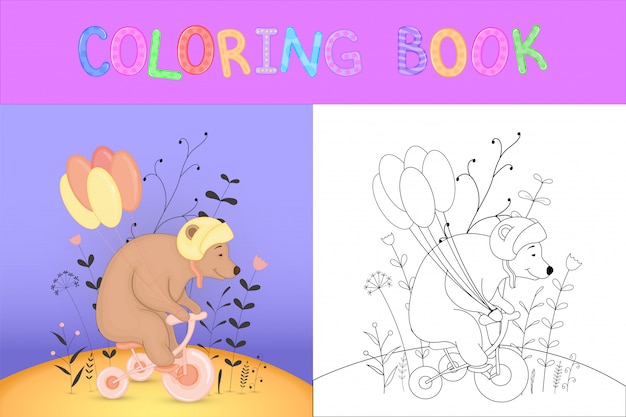 Livre De Coloriage Pour Enfants Avec Des Animaux De Dessins