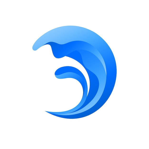  Logo  abstrait  de vague T l charger des Vecteurs Premium