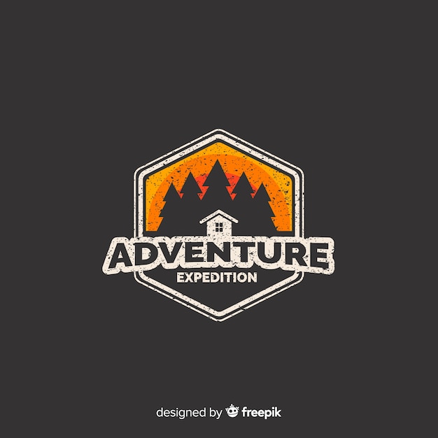  Logo  D aventure  Vintage Vecteur Gratuite