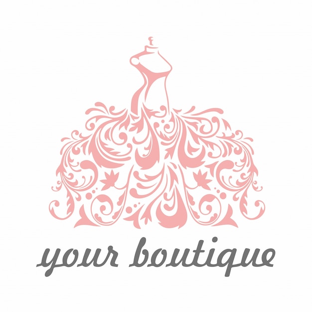 Logo De La Boutique  Vecteur Premium