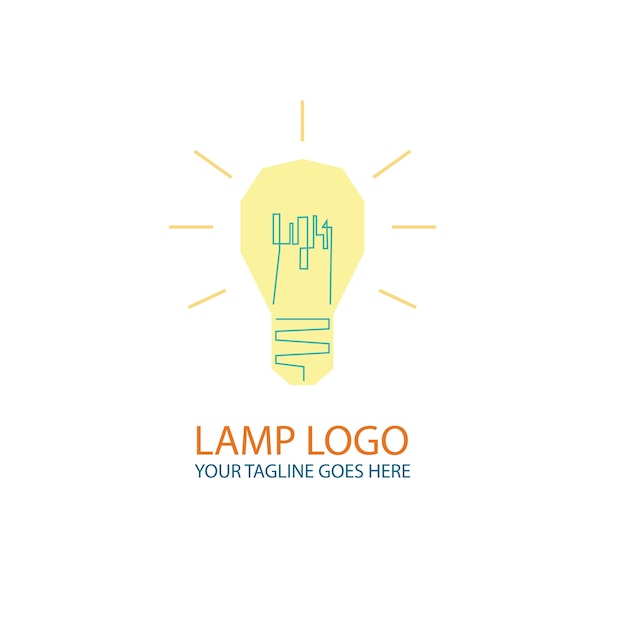Logo De La Lampe Vecteur Gratuite
