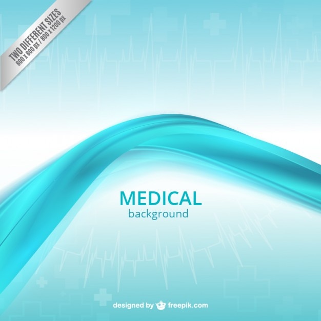 medical-background-avec-la-vague-bleue-vecteur-gratuite