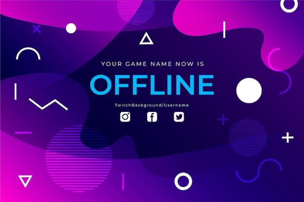 twitch video player banner