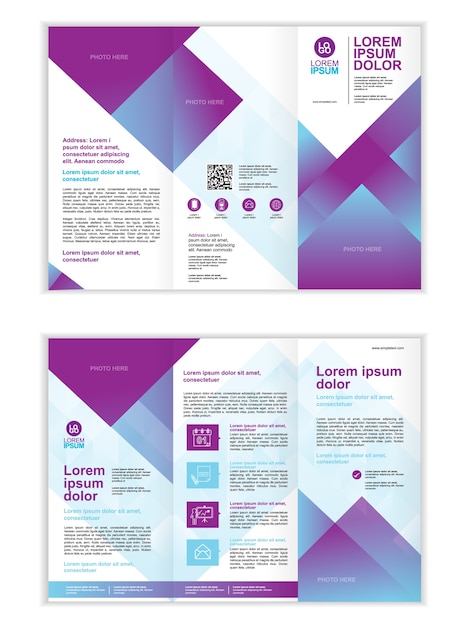 Mod le De Brochure Professionnelle  Trois Volets 