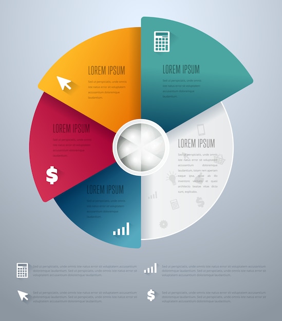 Modèle D'éléments D'infographie | Vecteur Premium