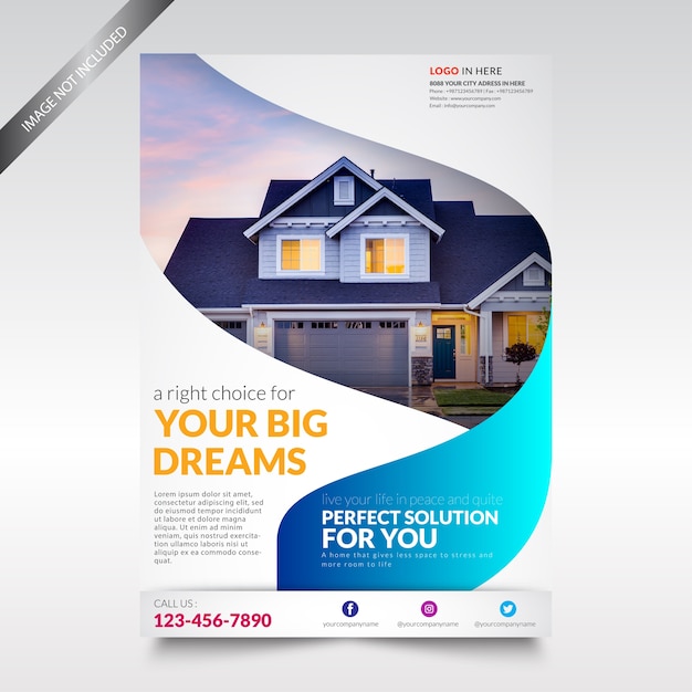commercial real estate flyer design