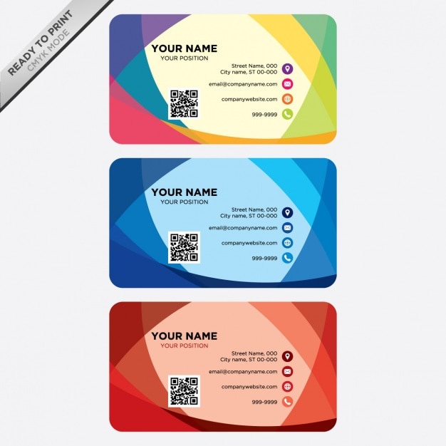 Modèles De Cartes D'affaires | Vecteur Gratuite