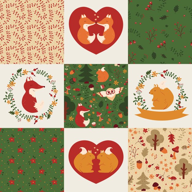 Modèles et illustrations pour bébé Vecteur Premium