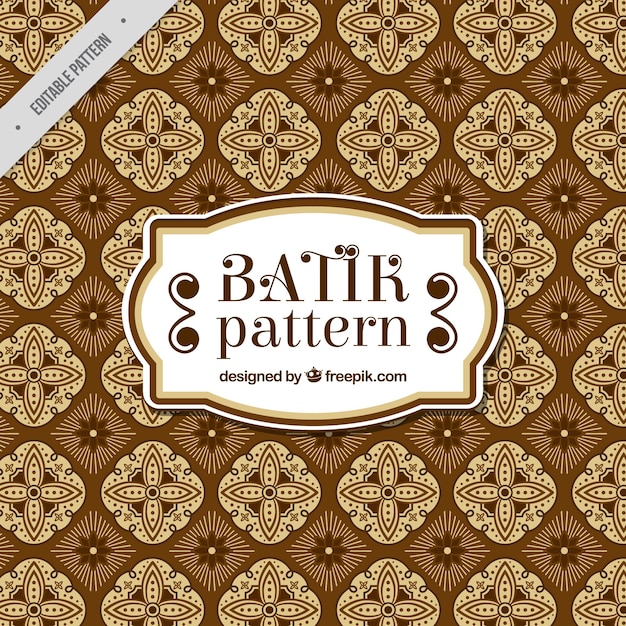  Motif Batik Vintage  Vecteur Gratuite