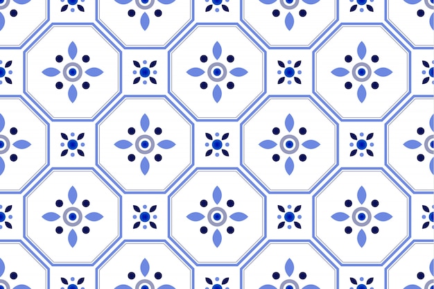 Motif de carreaux mignon, fond transparent floral décoratif coloré Vecteur Premium