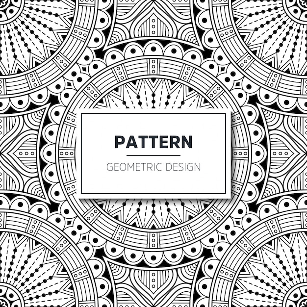 Motif ethnique et tribal sans couture Vecteur gratuit