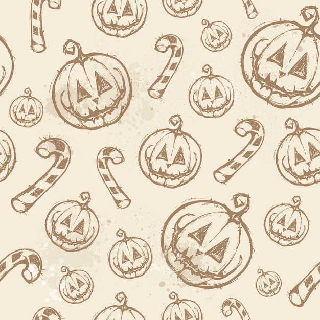 Motif D’halloween | Vecteur Gratuite