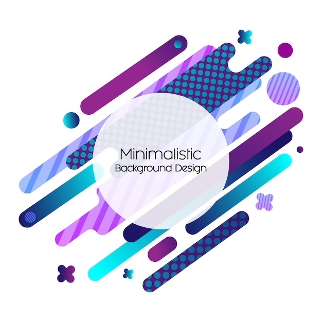 Motion design memphis Vecteur Premium