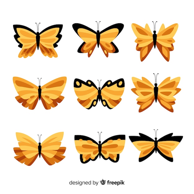 Papillons Vecteur gratuit