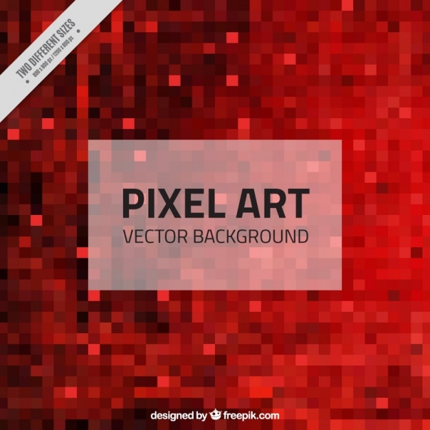 Pixels Rouges Fond | Vecteur Gratuite