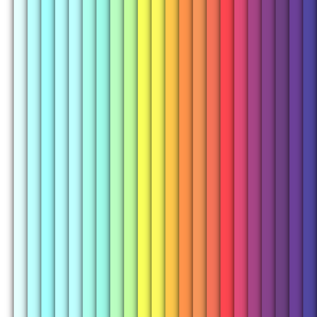 Rectangles verticaux de couleur vive Vecteur Premium