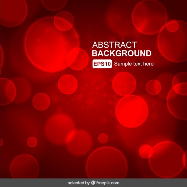 Red abstract background floue Vecteur gratuit