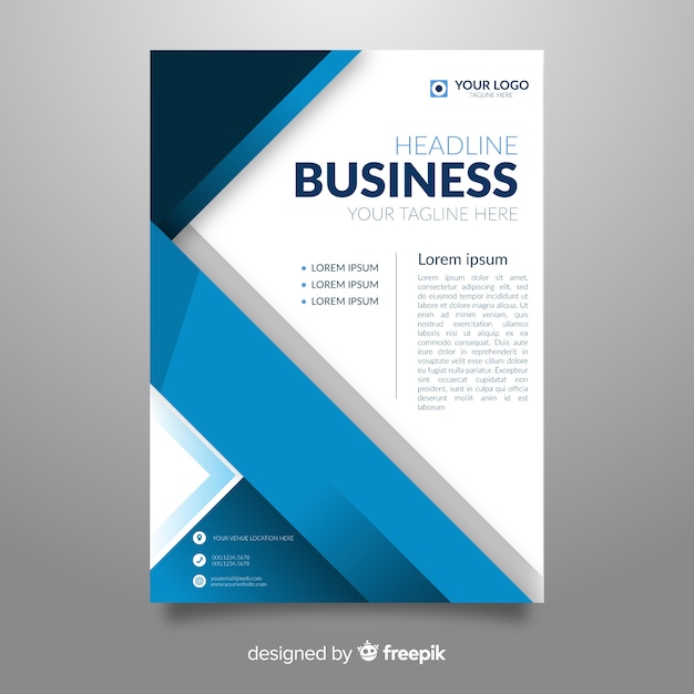 Résumé De Flyer Business Template Vecteur Gratuite