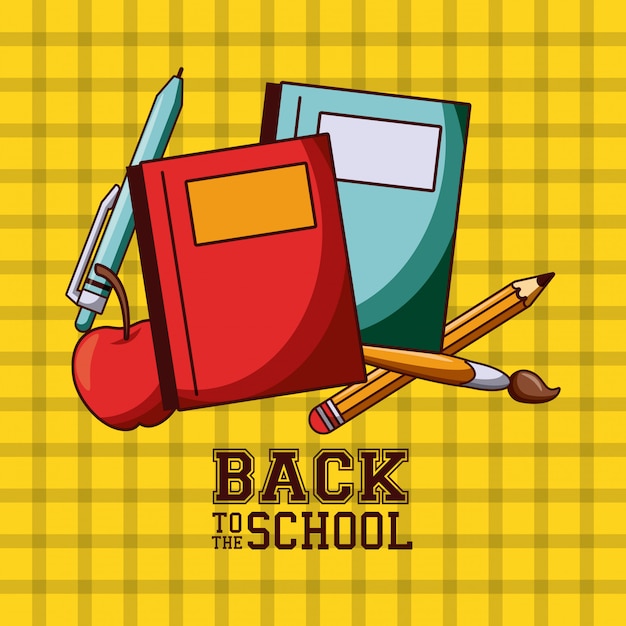 Retour à l'école Vecteur gratuit
