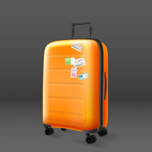 un voyage orange bag