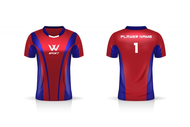 Spécifications Soccer Sport, Esport Gaming T Shirt Jersey ...