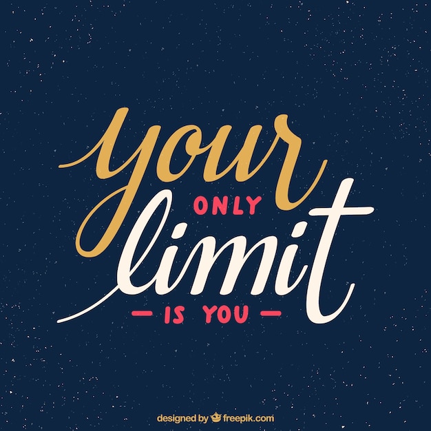 Style Rétro Citation De Motivation De Fond Vecteur Gratuite