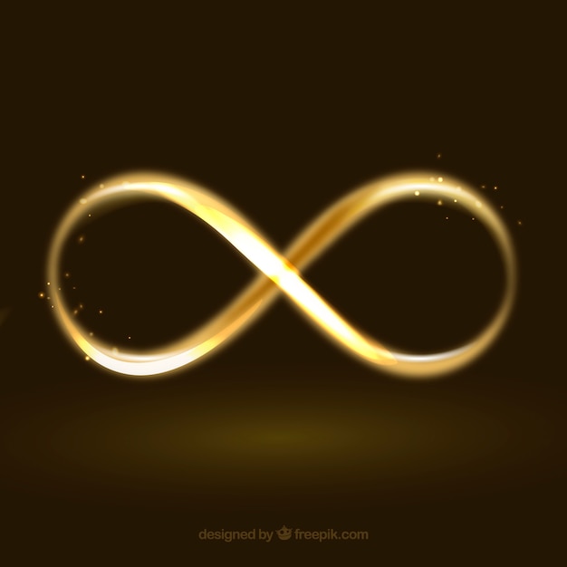  Symbole De L infini  Avec Effet Lumineux Vecteur Gratuite