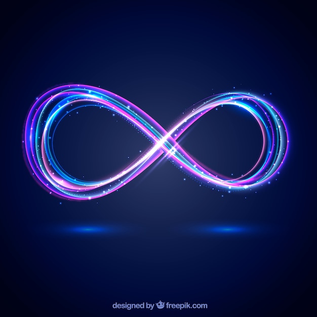  Symbole de l infini  avec effet lumineux T l charger des 