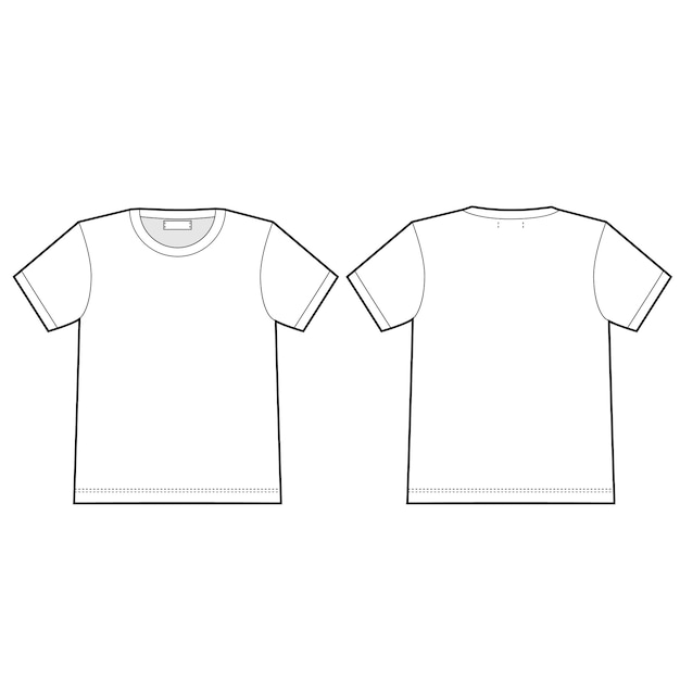 croquis t shirt