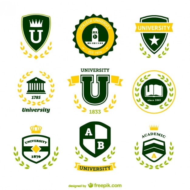  Universitaires  Libre Logos  Vectoriels Vecteur Gratuite