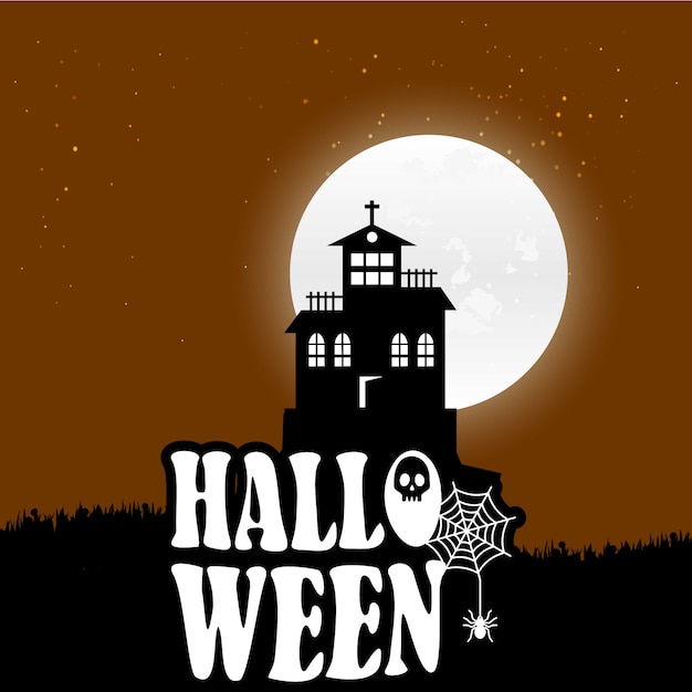 Vecteurs de fond d'halloween Vecteur gratuit