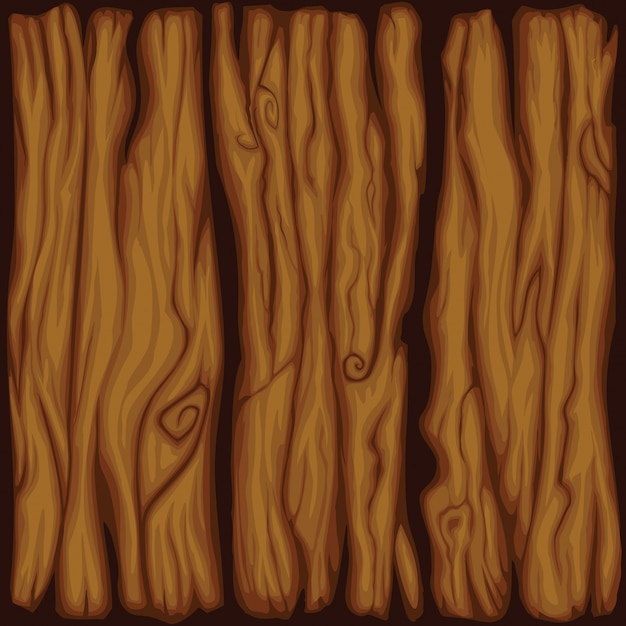 Vector Cartoon Planche De Bois Texture  Vecteur Gratuite