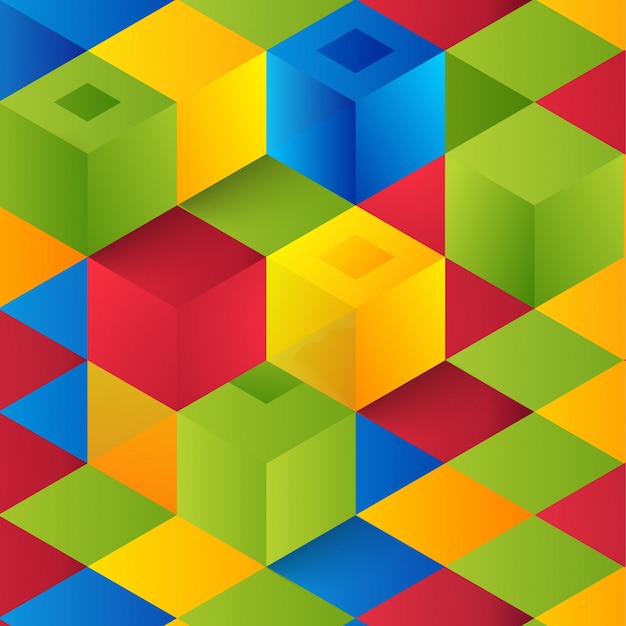  Vector  Forme G om trique Abstraite  Des Cubes Vecteur 