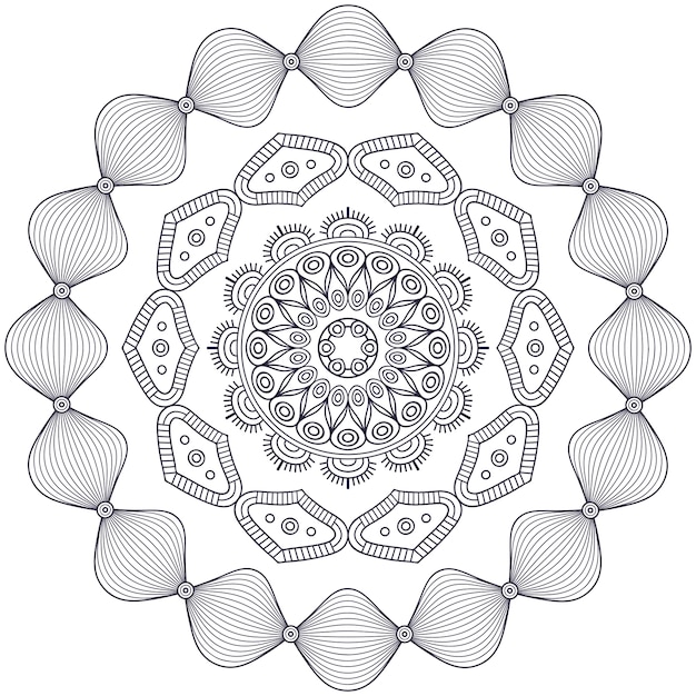 Vector mandala indienne | Télécharger des Vecteurs ...