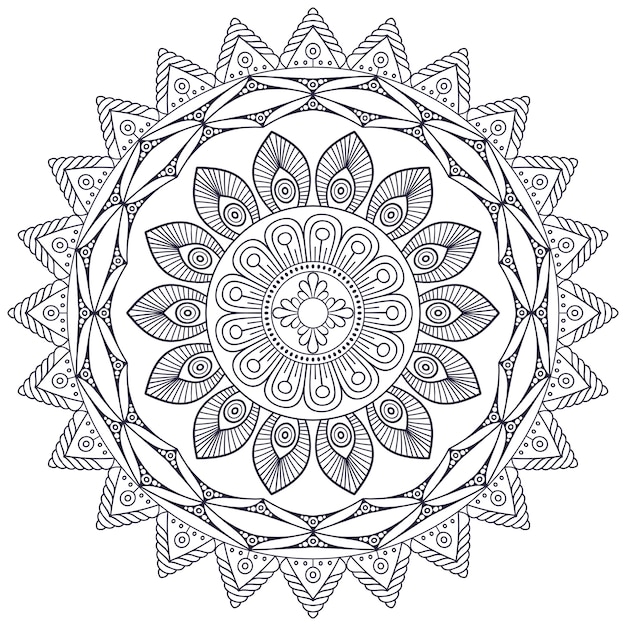 Download Vector Mandala Indienne | Vecteur Gratuite