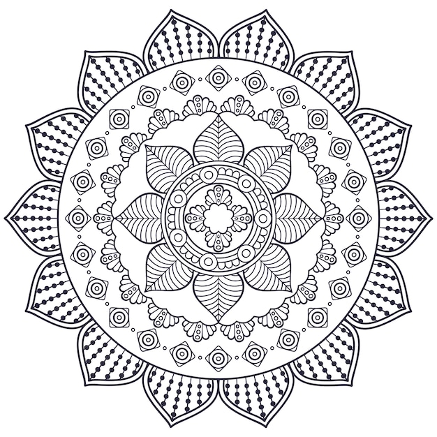 Download Vector Mandala Indienne | Vecteur Gratuite