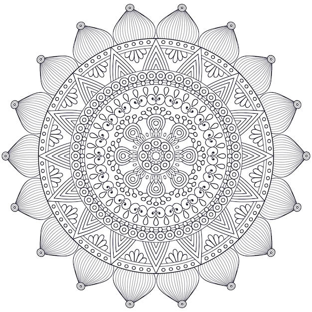 Download Vector Mandala Indienne | Vecteur Gratuite