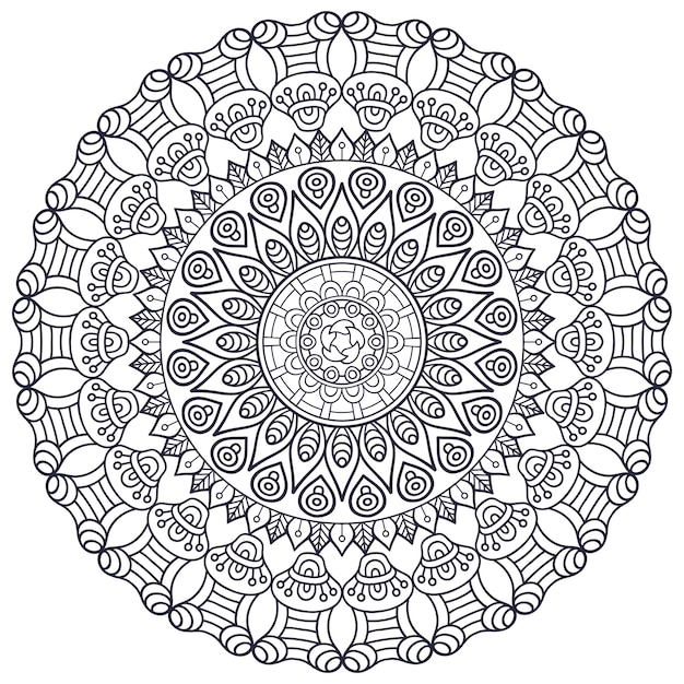 Download Vector mandala indienne | Télécharger des Vecteurs ...