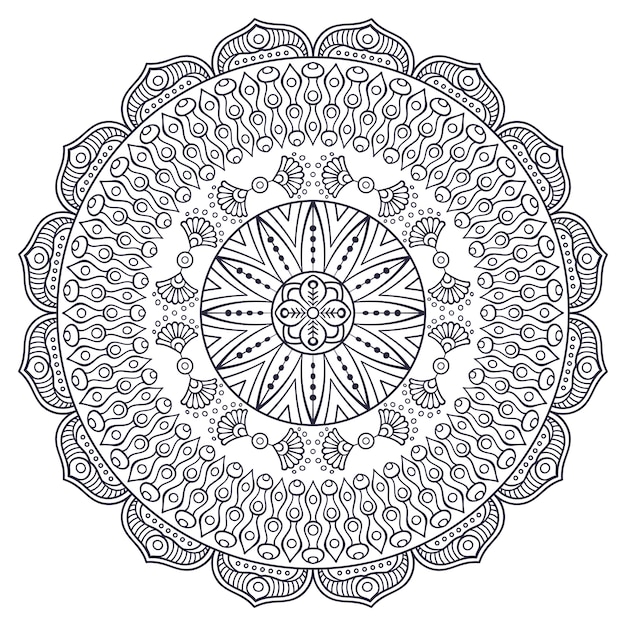 Download Vector mandala indienne | Télécharger des Vecteurs ...