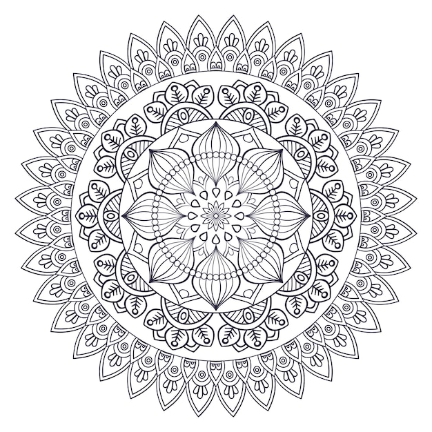 Download Vector mandala indienne | Télécharger des Vecteurs ...