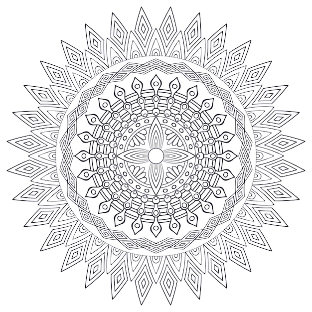 Download Vector mandala indienne | Télécharger des Vecteurs ...