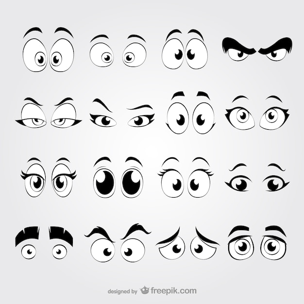 yeux cartoon