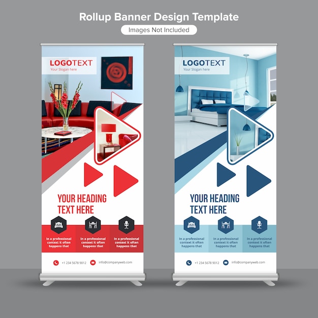 Agencia de dise o de interiores roll up standee banner 