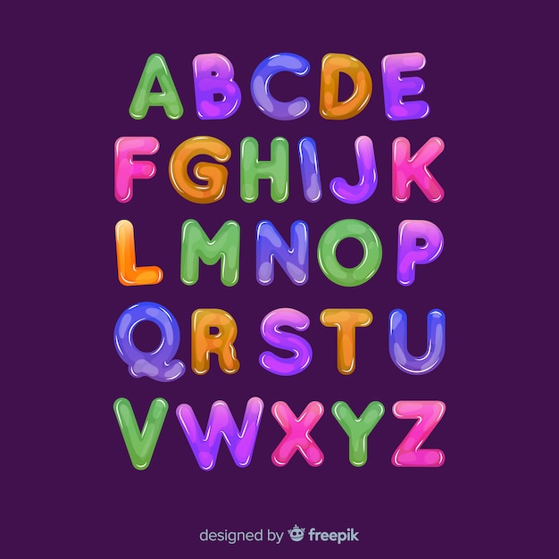 Alfabeto De Colores