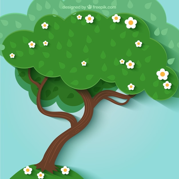 Arbol Primaveral | Vector Gratis