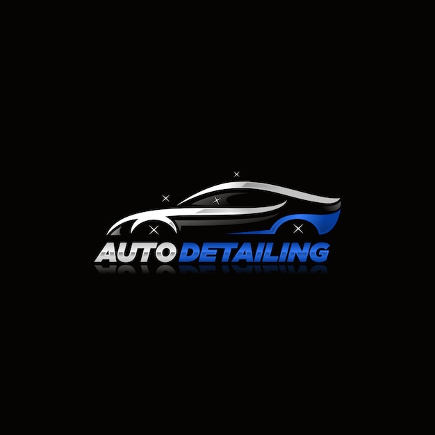 Auto detailing logo vector | Vector Premium