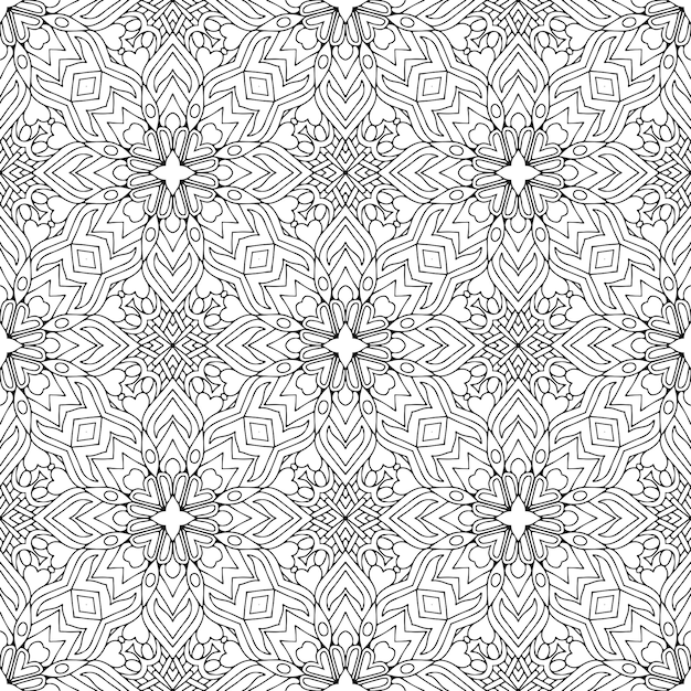Azulejo geométrico decorativo de patrones sin fisuras | Vector Premium