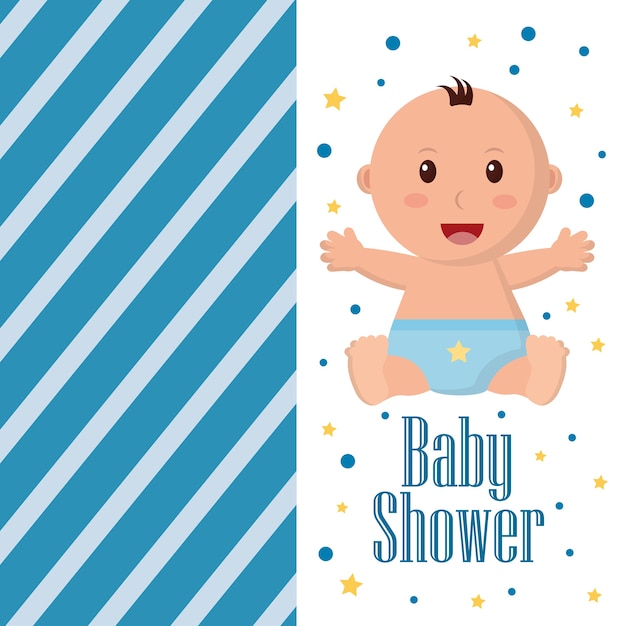 Download Baby shower boy banners | Vector Premium